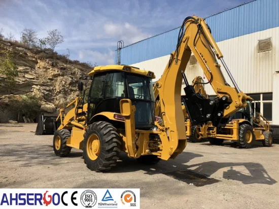 4X4 Wheel Drive 100HP Rigid Backhoe Loaders for Construction