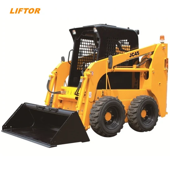 CE ISO EPA Liftor New Mini 50HP 65HP 75HP 85HP 500kg-1200kg Skid Steer Loader Micro Wheel and Track Steer Skid Loader with Attachment Parts Price for Sale