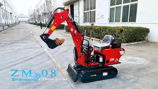 Farm Orchard Garden Planting Trees Digging Pit Compact Diesel Home Mini Pelle Thumb Micro Crawler Crushing Digger Small Mining Agricultural Trenches Excavator