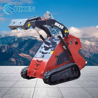 Hixen Brand New Hot Mini Selling Skid Steer Loader for Sale with High Efficiency and Performance Reliable Quality